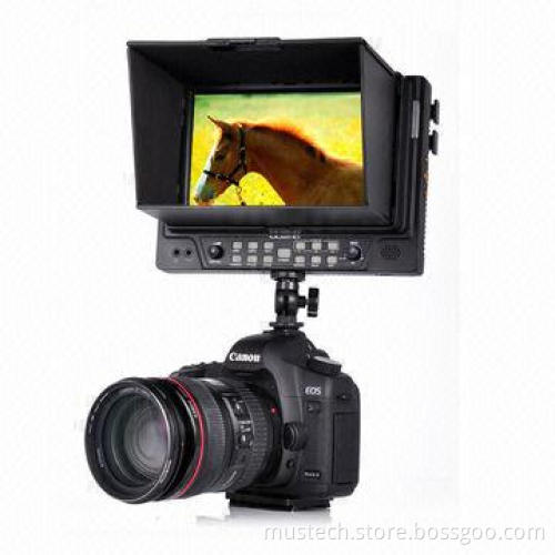 7" DSLR Monitor with Broadcast Quality for DSLR & Full HD Camcorder with HDMI In/Out